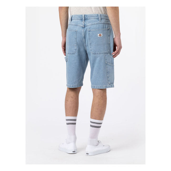 Dickies Garyville Denim Short Vintage Blue - FREE UK Shipping, FREE 365 Day Returns | Moto Central