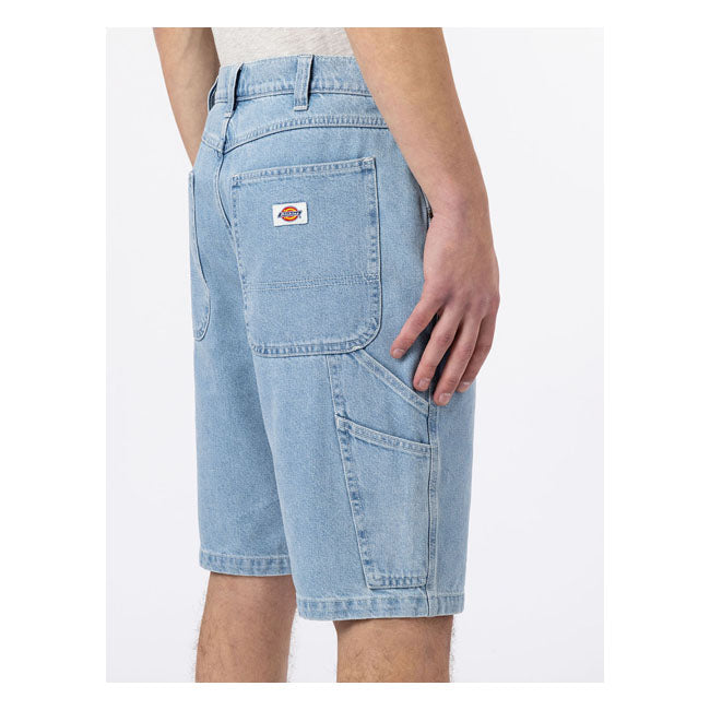 Dickies Garyville Denim Short Vintage Blue - FREE UK Shipping, FREE 365 Day Returns | Moto Central