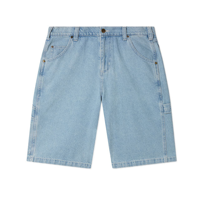 Dickies Garyville Denim Short Vintage Blue - FREE UK Shipping, FREE 365 Day Returns | Moto Central