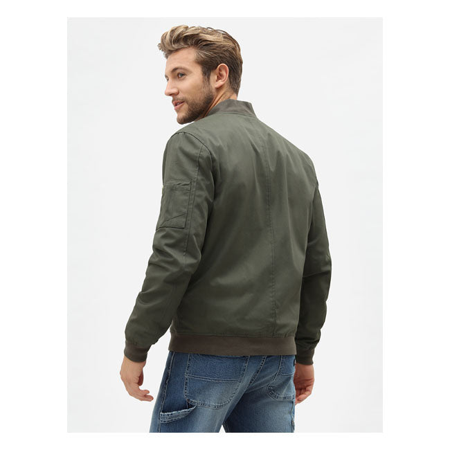 Dickies Hughson Textile Jacket Dark Olive