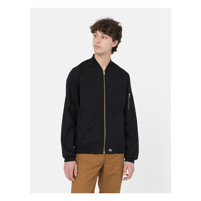 Dickies Hughson Jacket Black - FREE UK Shipping, FREE 365 Day Returns | Moto Central