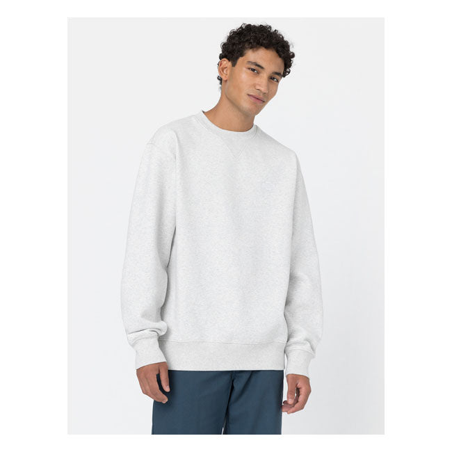 Dickies Summerdale Sweat Light Grey - FREE UK Shipping, FREE 365 Day Returns | Moto Central