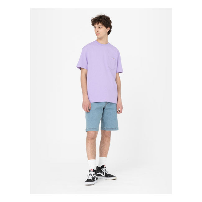 Dickies Porterdale T-Shirt Purple Rose - FREE UK Shipping, FREE 365 Day Returns | Moto Central