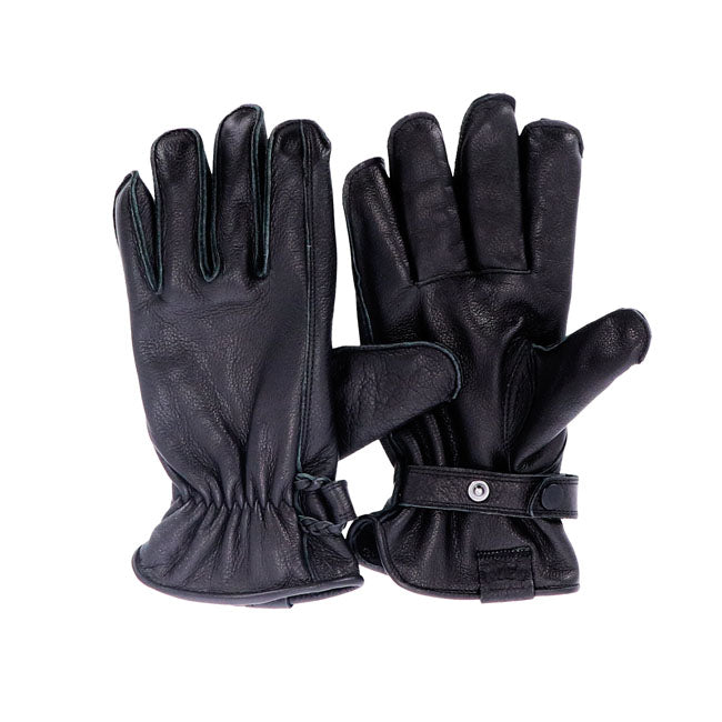 Roeg Jettson Gloves Black - FREE UK Shipping, FREE 365 Day Returns | Moto Central