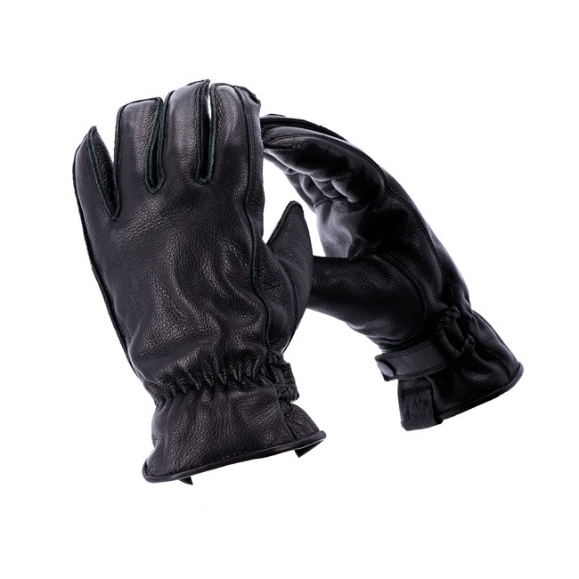 Roeg Jettson Gloves Black - FREE UK Shipping, FREE 365 Day Returns | Moto Central