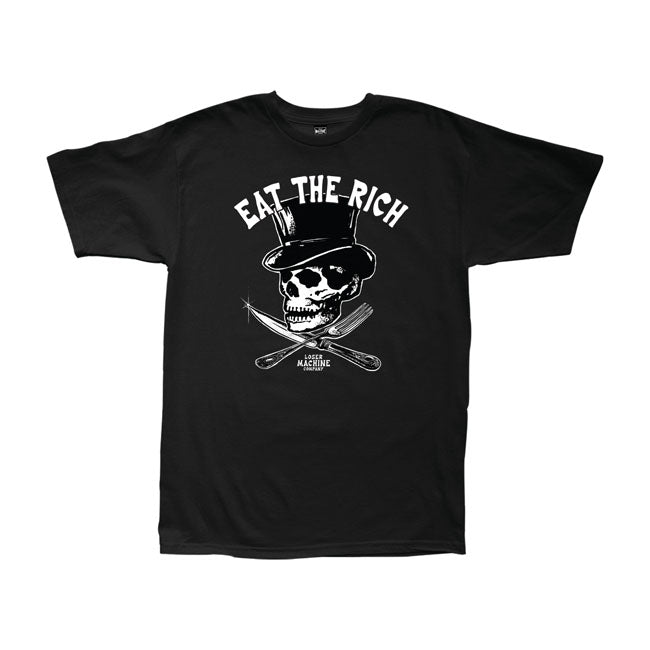 Loser Machine Eat The Rich T-Shirt Black