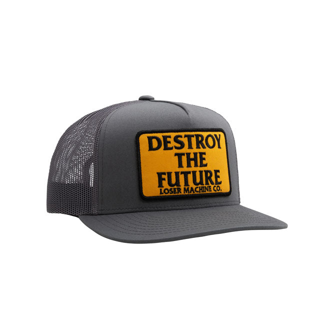 Loser Machine Destroy Trucker Cap Charcoal