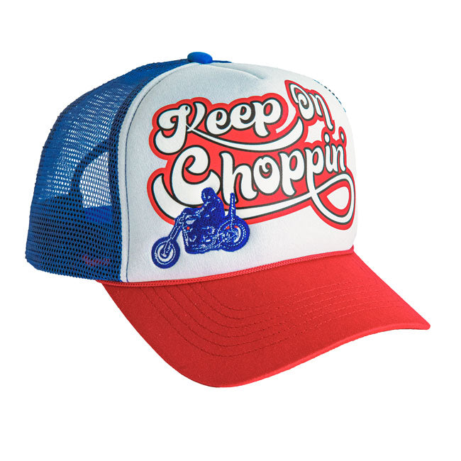 13 And A Half Magazine Keep On Choppin' Trucker Cap  - FREE UK Delivery - Moto Central