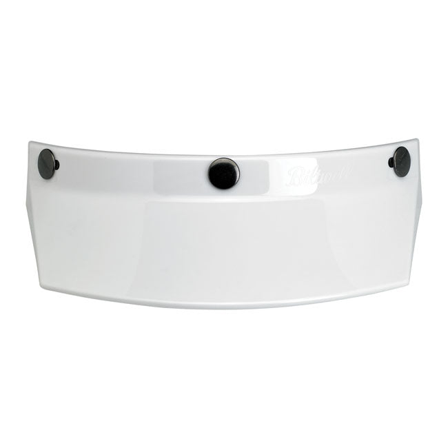 Biltwell Moto Visor White