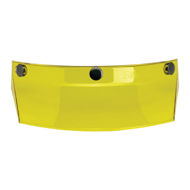 Biltwell Moto Visor Yellow Translucent