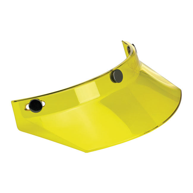 Biltwell Moto Visor Yellow Translucent