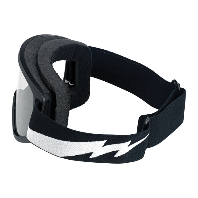 Biltwell Moto 2.0 Bolts Goggles Black - FREE UK Shipping, FREE 365 Day Returns | Moto Central