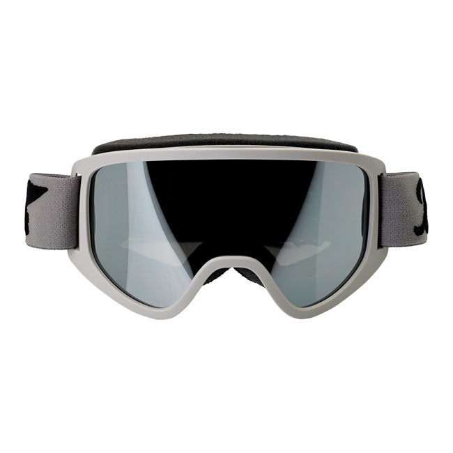 Biltwell Moto 2.0 Goggles Lens Chrome Mirror - FREE UK Shipping, FREE 365 Day Returns | Moto Central