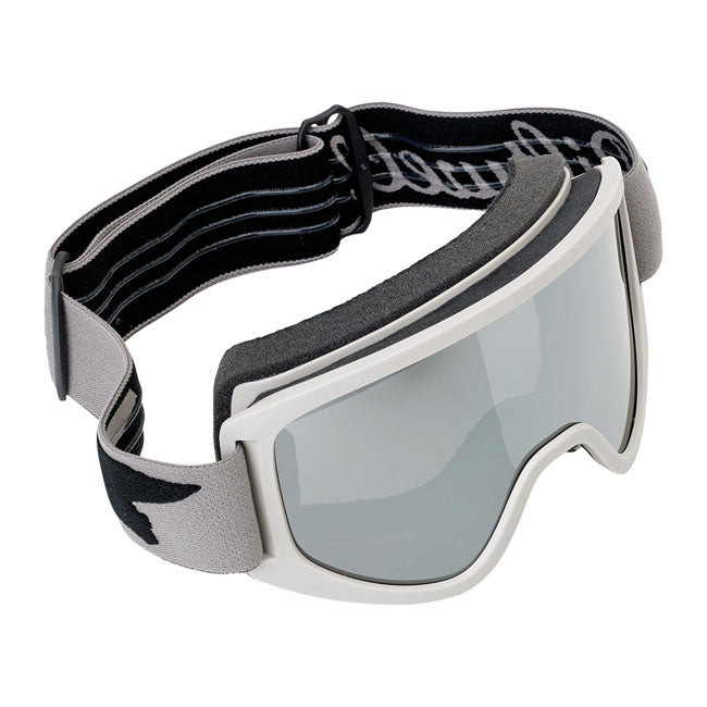 Biltwell Moto 2.0 Goggles Lens Chrome Mirror - FREE UK Shipping, FREE 365 Day Returns | Moto Central