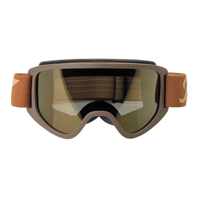 Biltwell Moto 2.0 Goggles Lens Gold Mirror