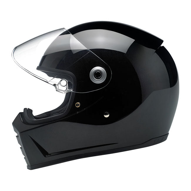 Biltwell Lane Splitter Helmet Gloss Black