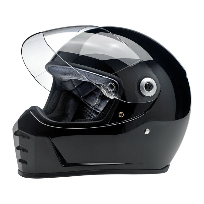 Biltwell Lane Splitter Helmet Gloss Black