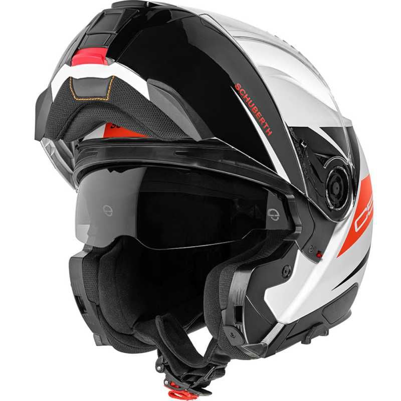 Schuberth C5 Eclipse Flip-Up Helmet Red / White