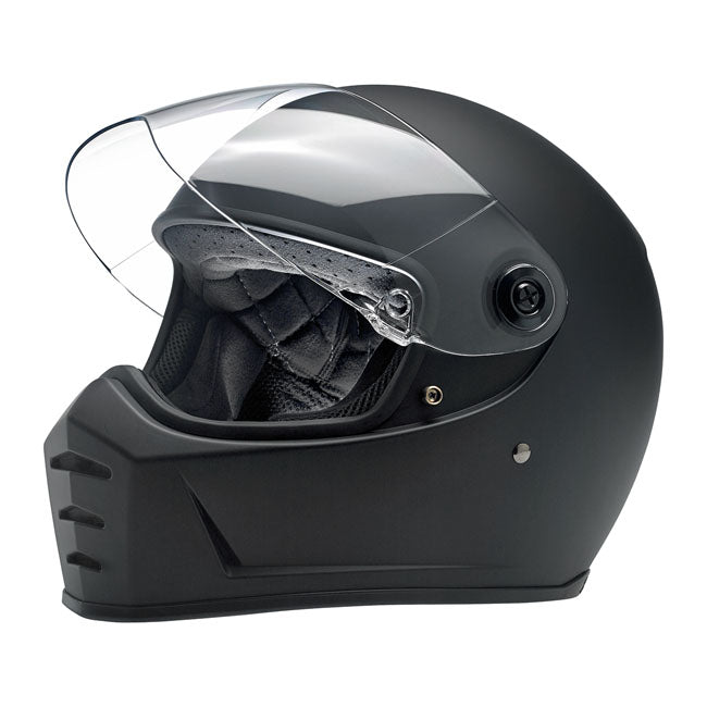 Biltwell Lane Splitter Helmet Flat Black