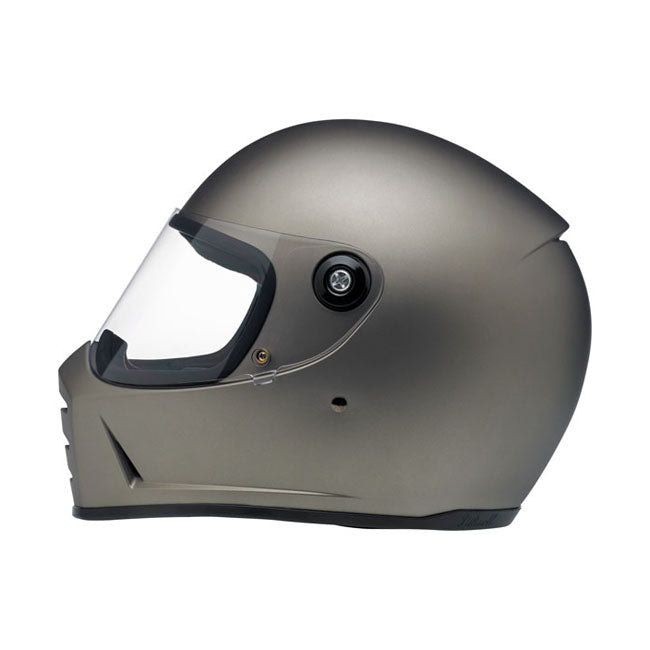 Biltwell Lane Splitter Helmet Flat Titanium