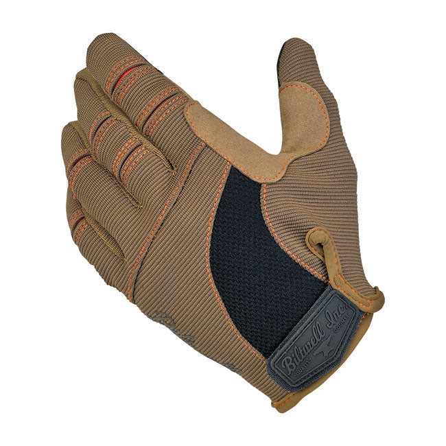 Biltwell Moto Gloves Brown / Orange