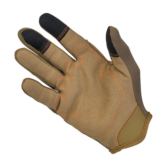 Biltwell Moto Gloves Brown / Orange