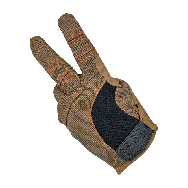 Biltwell Moto Gloves Brown / Orange