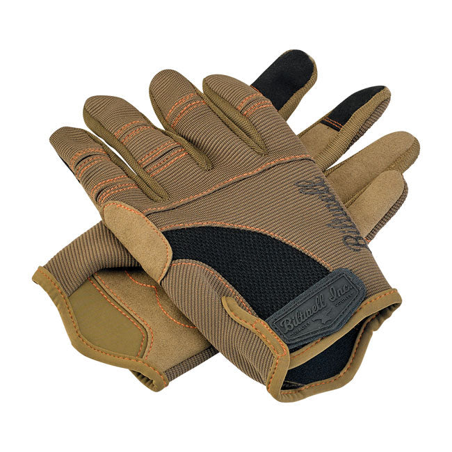 Biltwell Moto Gloves Brown / Orange