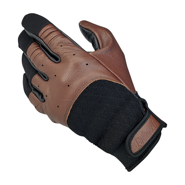 Biltwell Bantam Gloves Chocolate / Black - FREE UK Shipping, FREE 365 Day Returns | Moto Central