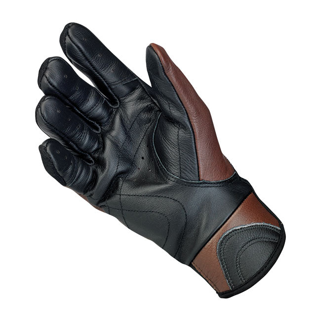 Biltwell Bantam Gloves Chocolate / Black - FREE UK Shipping, FREE 365 Day Returns | Moto Central