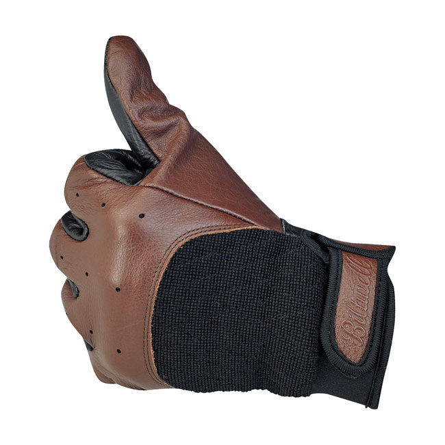 Biltwell Bantam Gloves Chocolate / Black - FREE UK Shipping, FREE 365 Day Returns | Moto Central