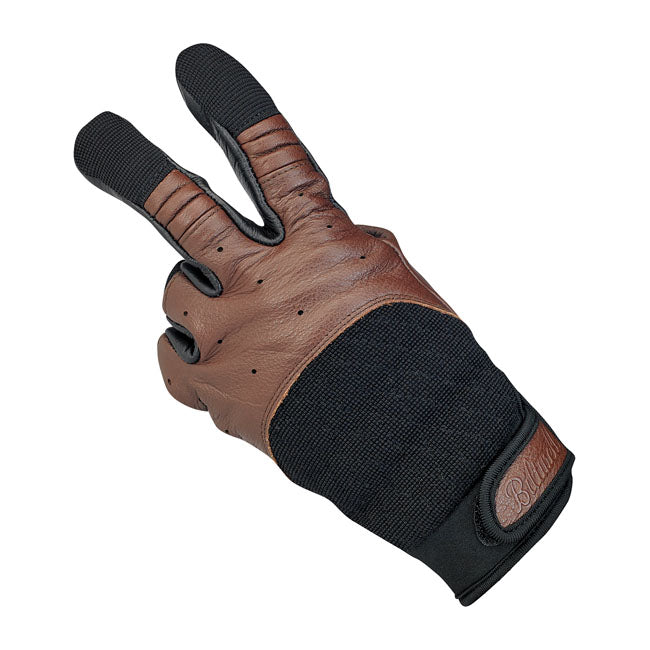 Biltwell Bantam Gloves Chocolate / Black - FREE UK Shipping, FREE 365 Day Returns | Moto Central