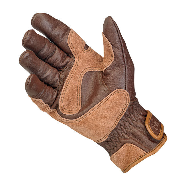 Biltwell Work Gloves Chocolate - FREE UK Shipping, FREE 365 Day Returns | Moto Central