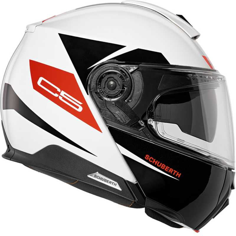 Schuberth C5 Eclipse Flip-Up Helmet Red / White