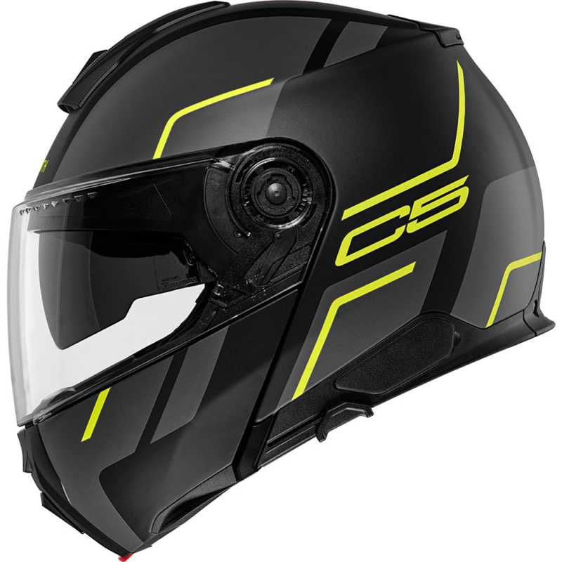 Schuberth C5 Master Flip-Up Helmet Yellow / Black / Grey