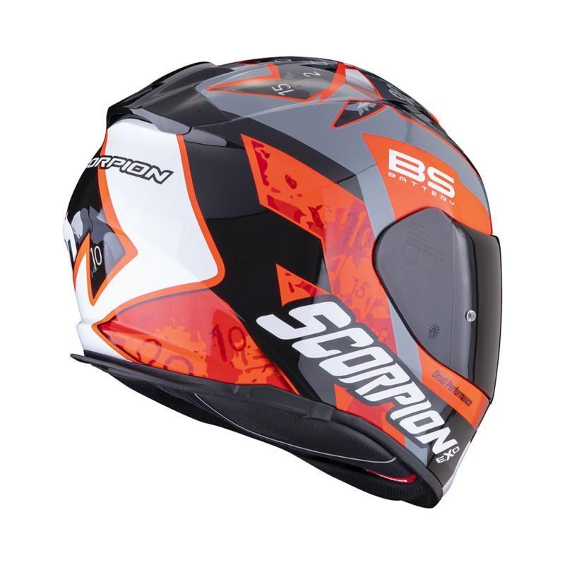 Scorpion EXO 491 Fabio 20 Full Face Helmet Grey / Red