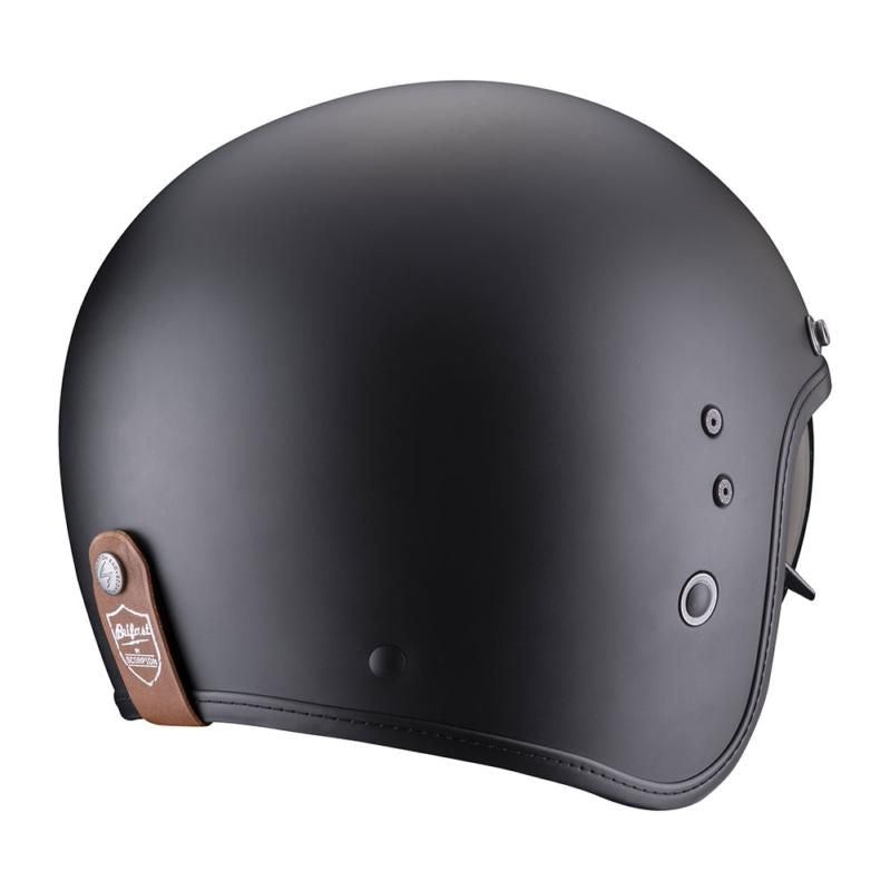 Scorpion Belfast Evo Luxe Open Face Helmet Matt Black