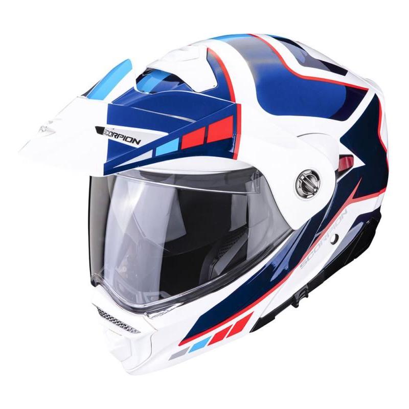 Scorpion ADX-2 Camino Flip-Up Helmet White / Blue / Red