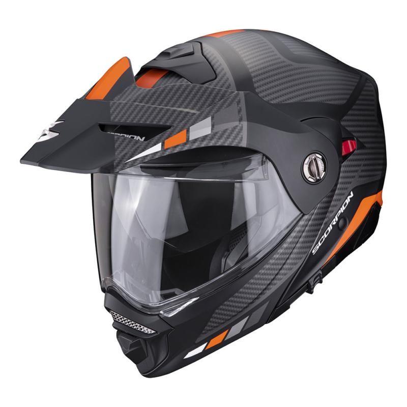 Scorpion ADX-2 Camino Flip-Up Helmet Matt Black / Silver / Orange