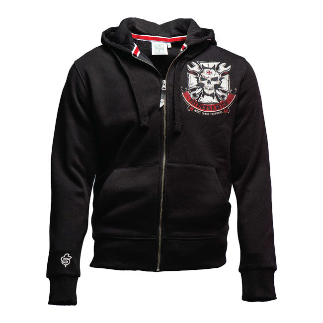 West Coast Choppers Mechanic Zip Hoodie Black