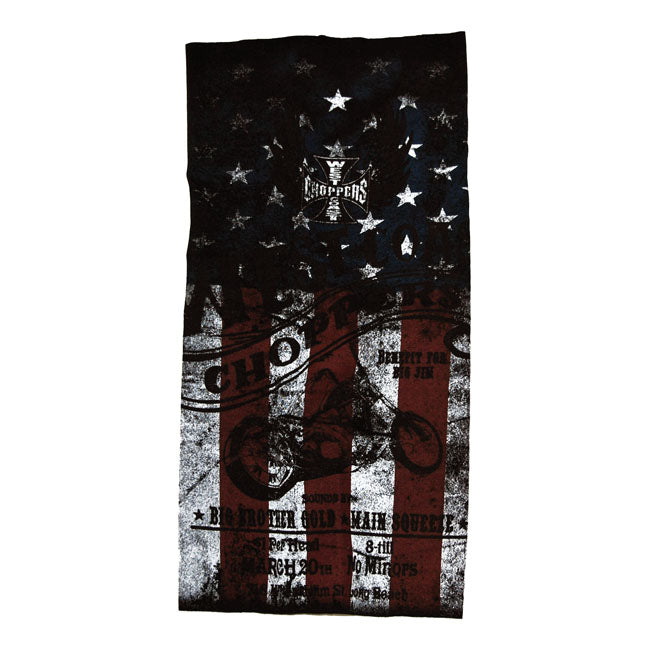 West Coast Choppers American Pride Tunnel Black - FREE UK Shipping, FREE 365 Day Returns | Moto Central