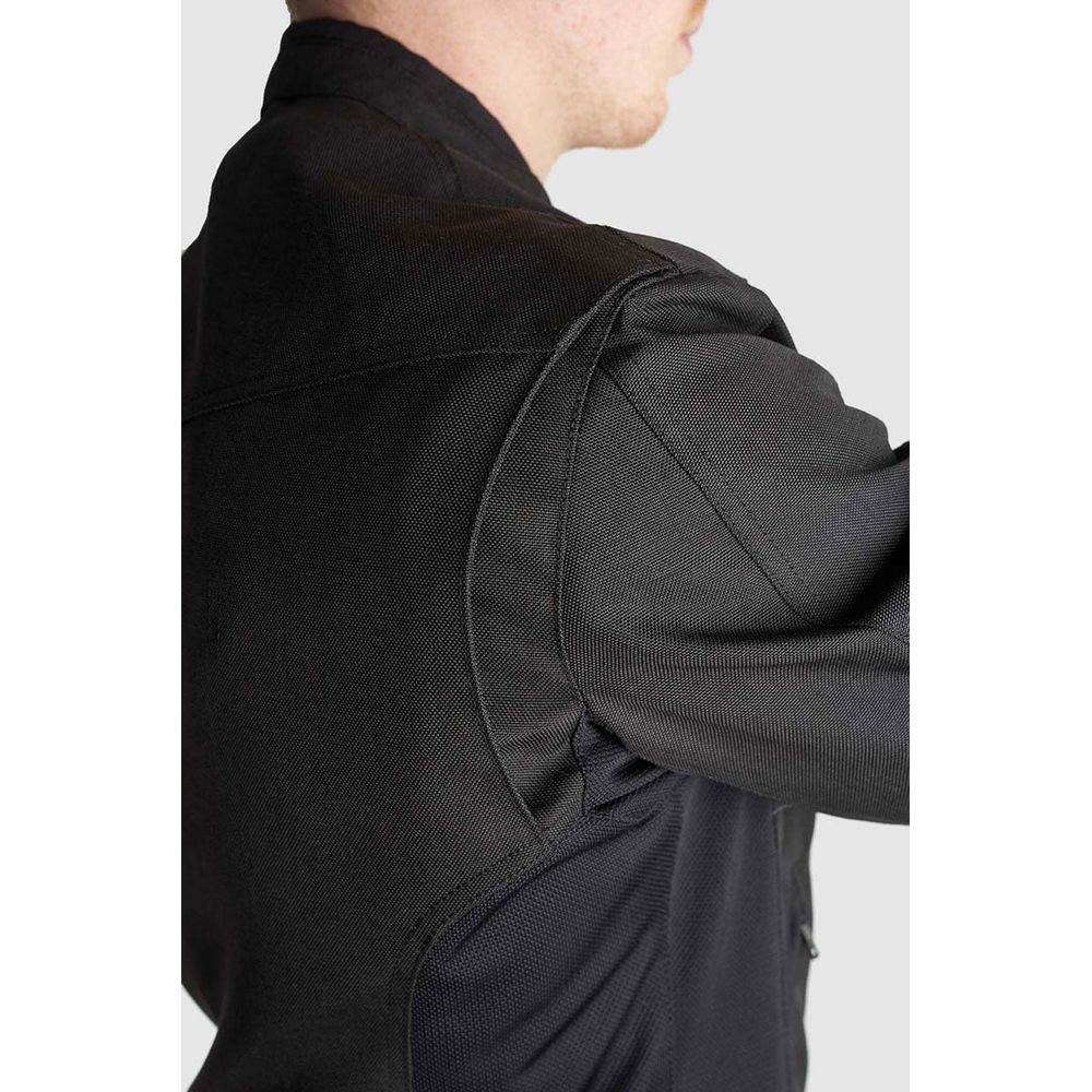 Pando Moto Air Tate Textile Jacket Black  - FREE UK Shipping, FREE 365 Day Returns | Moto Central