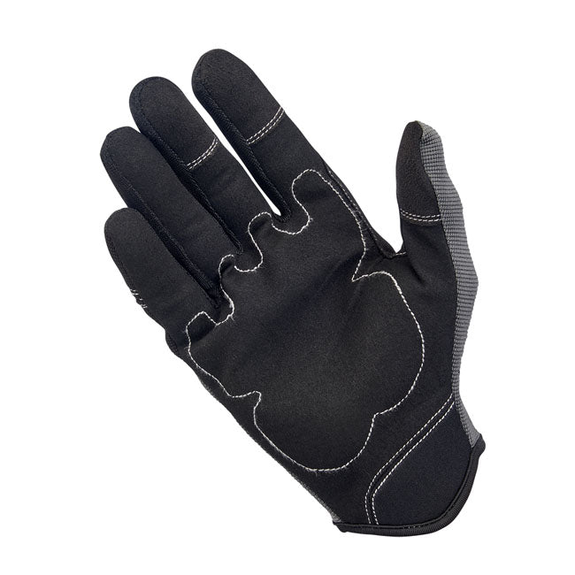 Biltwell Moto Gloves Grey / Black - FREE UK Shipping, FREE 365 Day Returns | Moto Central