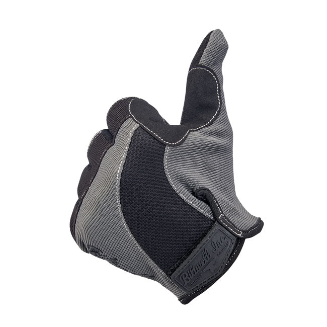 Biltwell Moto Gloves Grey / Black - FREE UK Shipping, FREE 365 Day Returns | Moto Central