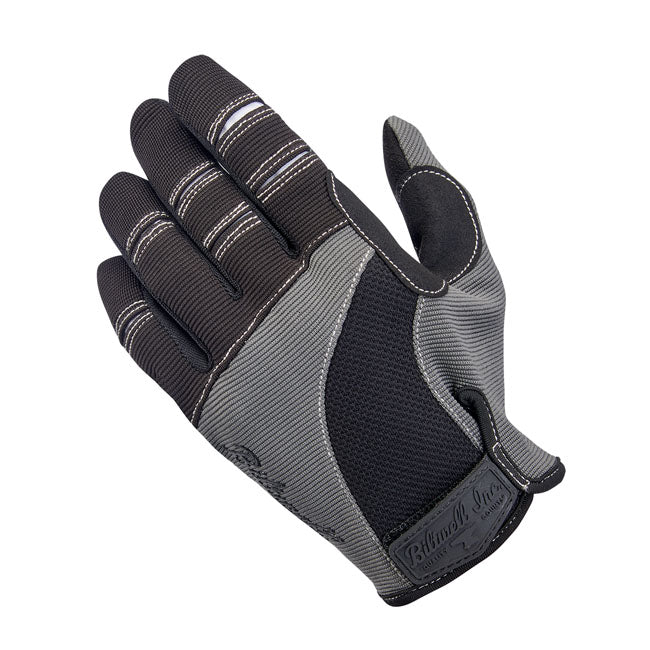 Biltwell Moto Gloves Grey / Black  - FREE UK Shipping, FREE 365 Day Returns | Moto Central