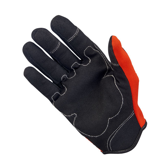 Biltwell Moto Gloves Orange / Black - FREE UK Shipping, FREE 365 Day Returns | Moto Central