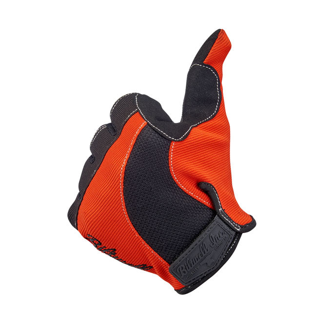 Biltwell Moto Gloves Orange / Black - FREE UK Shipping, FREE 365 Day Returns | Moto Central