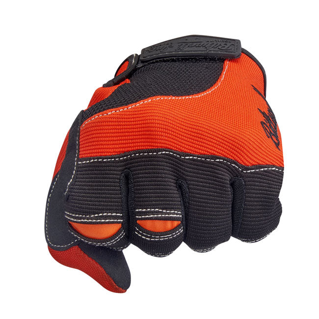 Biltwell Moto Gloves Orange / Black - FREE UK Shipping, FREE 365 Day Returns | Moto Central