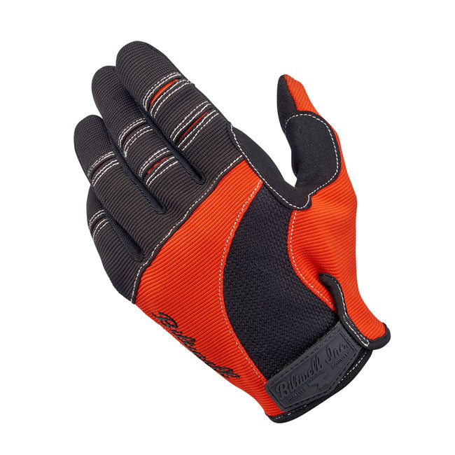 Biltwell Moto Gloves Orange / Black