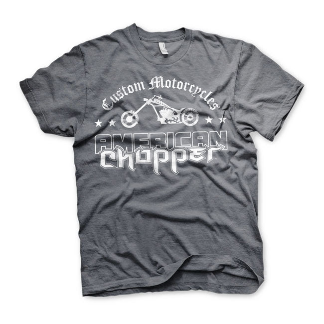 American Chopper Washed Logo T-Shirt Dark Heather